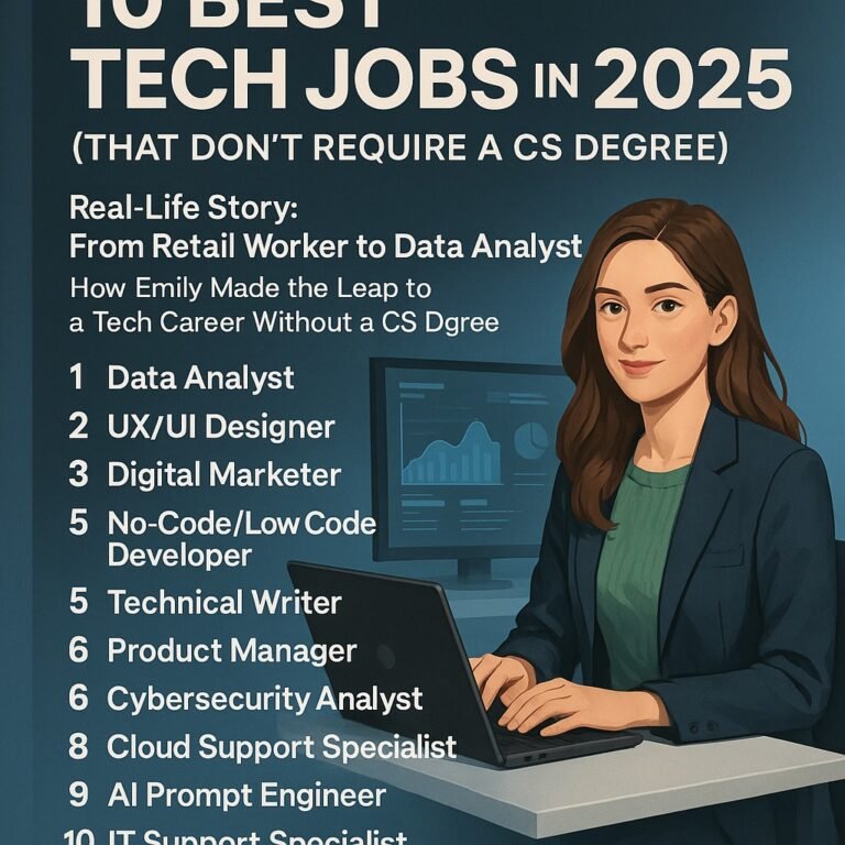 10 Best Tech Jobs in 2025 (That Don’t Require a CS Degree)
