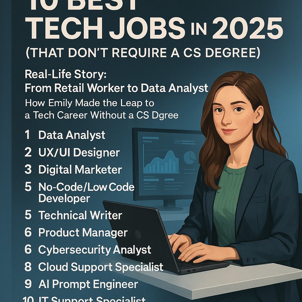 10 Best Tech Jobs in 2025 (That Don’t Require a CS Degree)